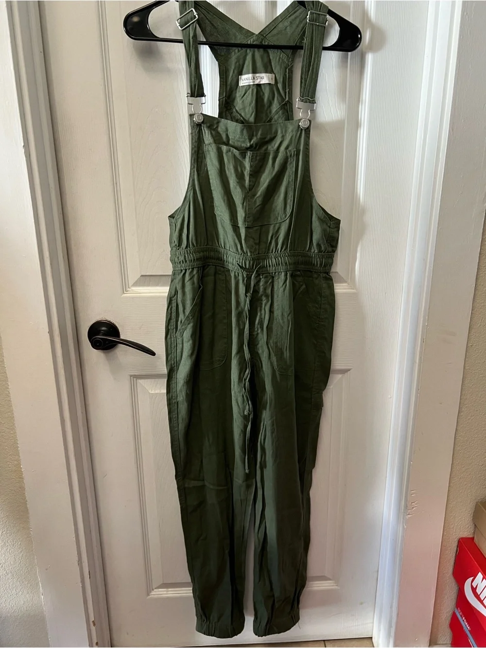 Green Utility Jumpsuit Overalls